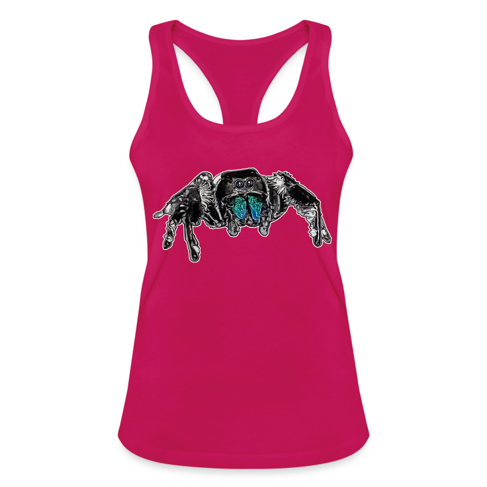 Frauen Ringerrücken Tank Top Phidippus regius Everglades male - dunkles Pink