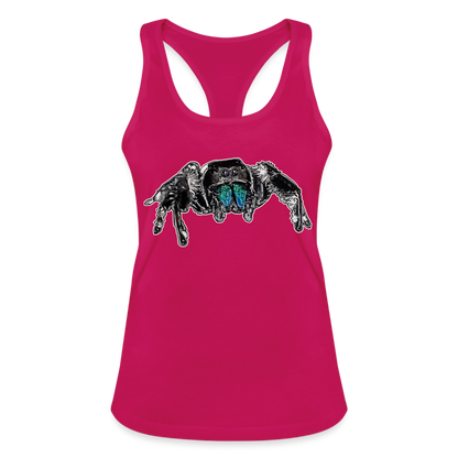 Frauen Ringerrücken Tank Top Phidippus regius Everglades male - dunkles Pink