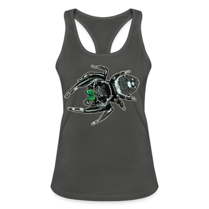 Frauen Ringerrücken Tank Top Phidippus regius White Bahamas male - Graphite