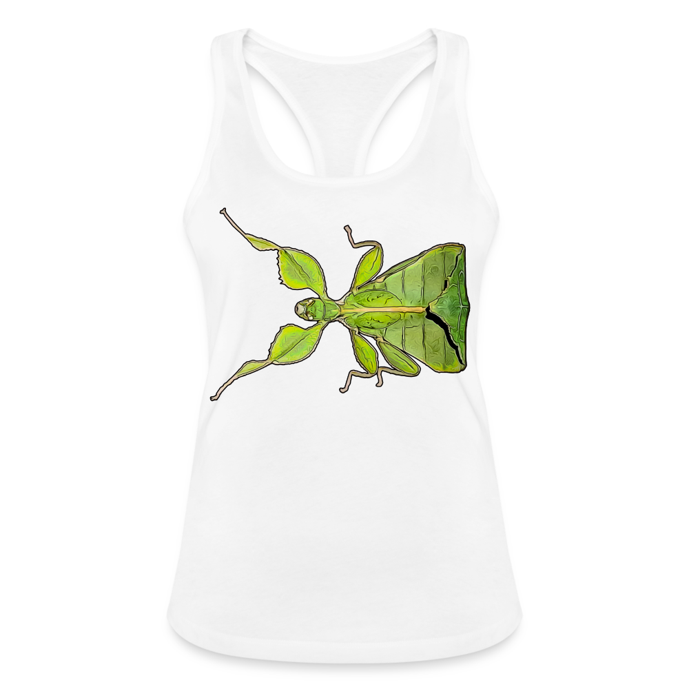 Frauen Ringerrücken Tank Top Phyllium philippinicum female - weiß