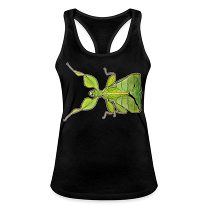 Frauen Ringerrücken Tank Top Phyllium philippinicum female - Schwarz