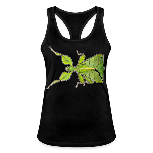 Frauen Ringerrücken Tank Top Phyllium philippinicum female - Schwarz