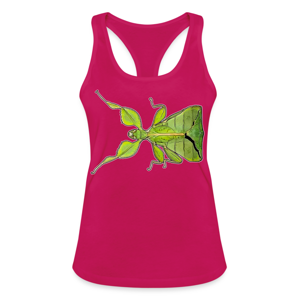 Frauen Ringerrücken Tank Top Phyllium philippinicum female - dunkles Pink