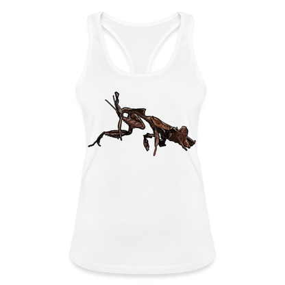 Frauen Ringerrücken Tank Top Phyllocrania paradoxa female 2 - weiß