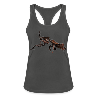 Frauen Ringerrücken Tank Top Phyllocrania paradoxa female 2 - Graphite