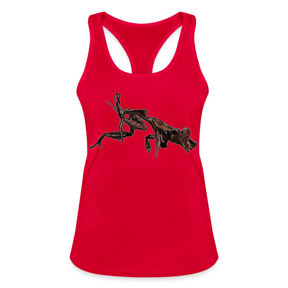 Frauen Ringerrücken Tank Top Phyllocrania paradoxa female 2 - Rot