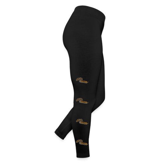 Frauen Jersey Leggings Telodeinopus aoutii - Schwarz