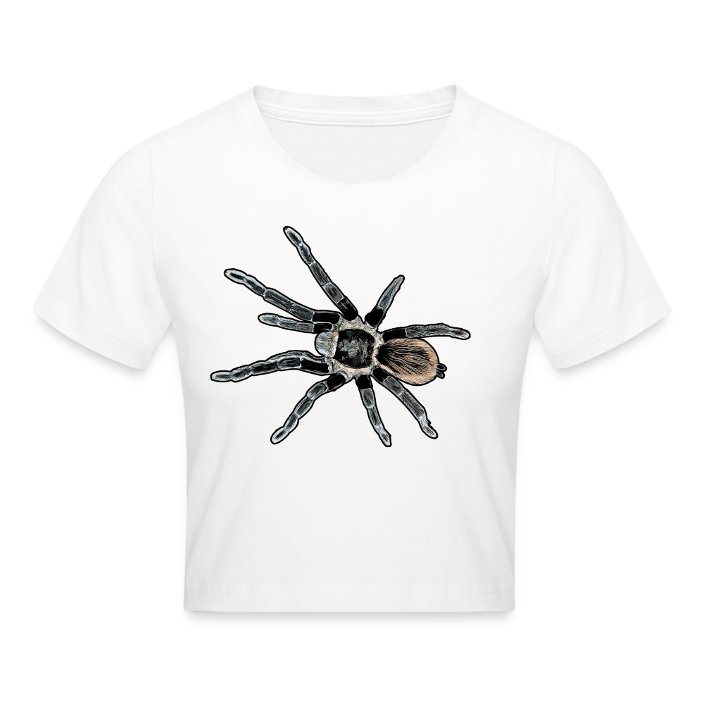Crop T-Shirt Tliltocatl vagans - weiß
