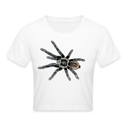 Crop T-Shirt Tliltocatl vagans - weiß