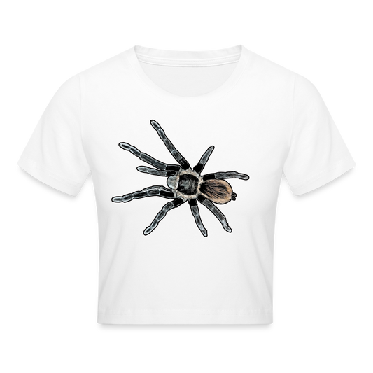 Crop T-Shirt Tliltocatl vagans - weiß