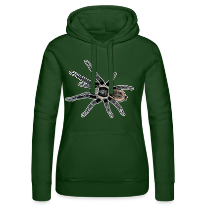 Frauen Russell Kapuzen Sweater Tliltocatl vagans - Flaschengrün