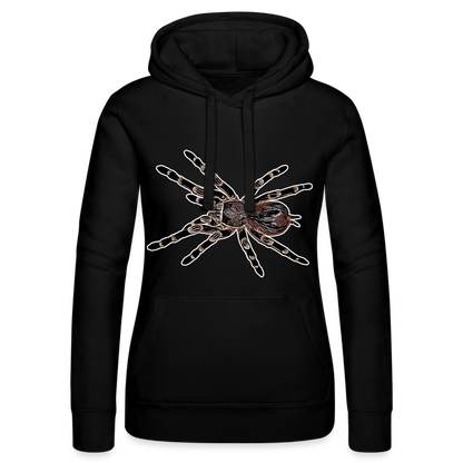 Frauen Russell Kapuzen Sweater Acanthoscurria geniculata - Schwarz