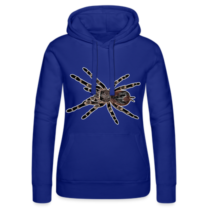 Frauen Russell Kapuzen Sweater Acanthoscurria geniculata - Royalblau