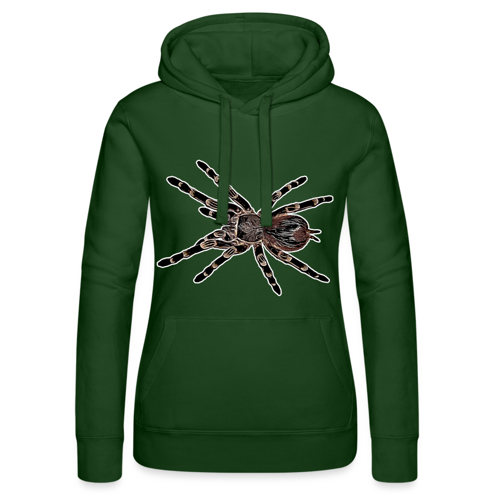 Frauen Russell Kapuzen Sweater Acanthoscurria geniculata - Flaschengrün