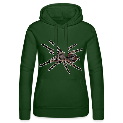 Frauen Russell Kapuzen Sweater Acanthoscurria geniculata - Flaschengrün