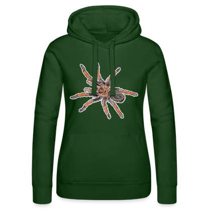 Frauen Russell Kapuzen Sweater Brachypelma emilia - Flaschengrün