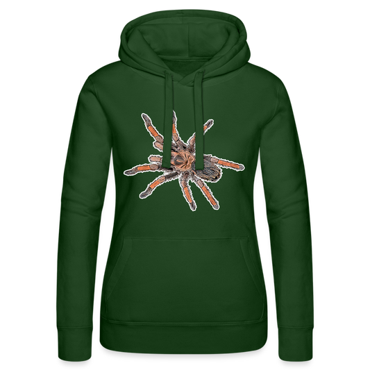 Frauen Russell Kapuzen Sweater Brachypelma emilia - Flaschengrün