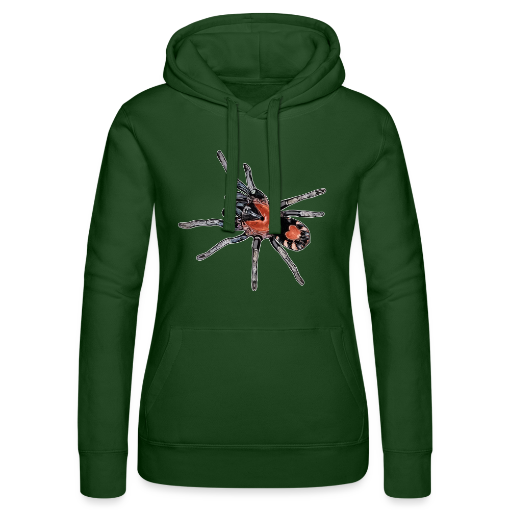 Frauen Russell Kapuzen Sweater Cyriocosmus elegans - Flaschengrün