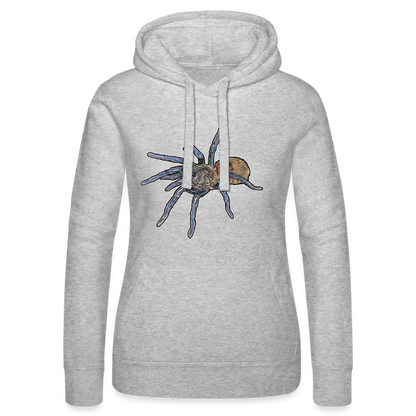 Frauen Russell Kapuzen Sweater Chromatopelma cyaneopubescens - Grau meliert