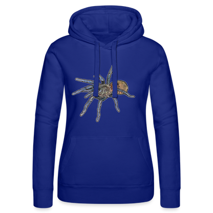 Frauen Russell Kapuzen Sweater Chromatopelma cyaneopubescens - Royalblau