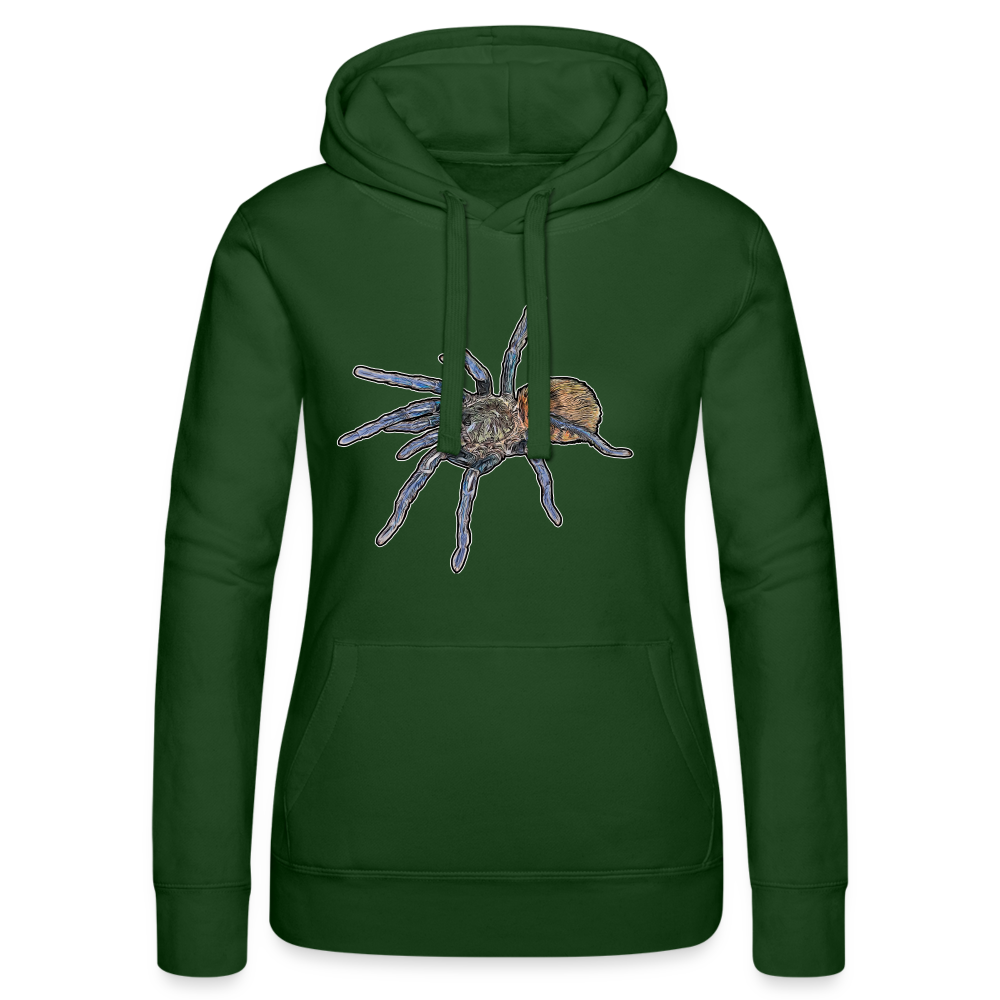 Frauen Russell Kapuzen Sweater Chromatopelma cyaneopubescens - Flaschengrün