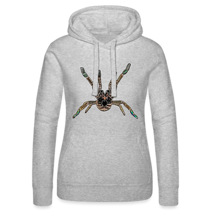 Frauen Russell Kapuzen Sweater Pterinochilus murinus tcf - Grau meliert
