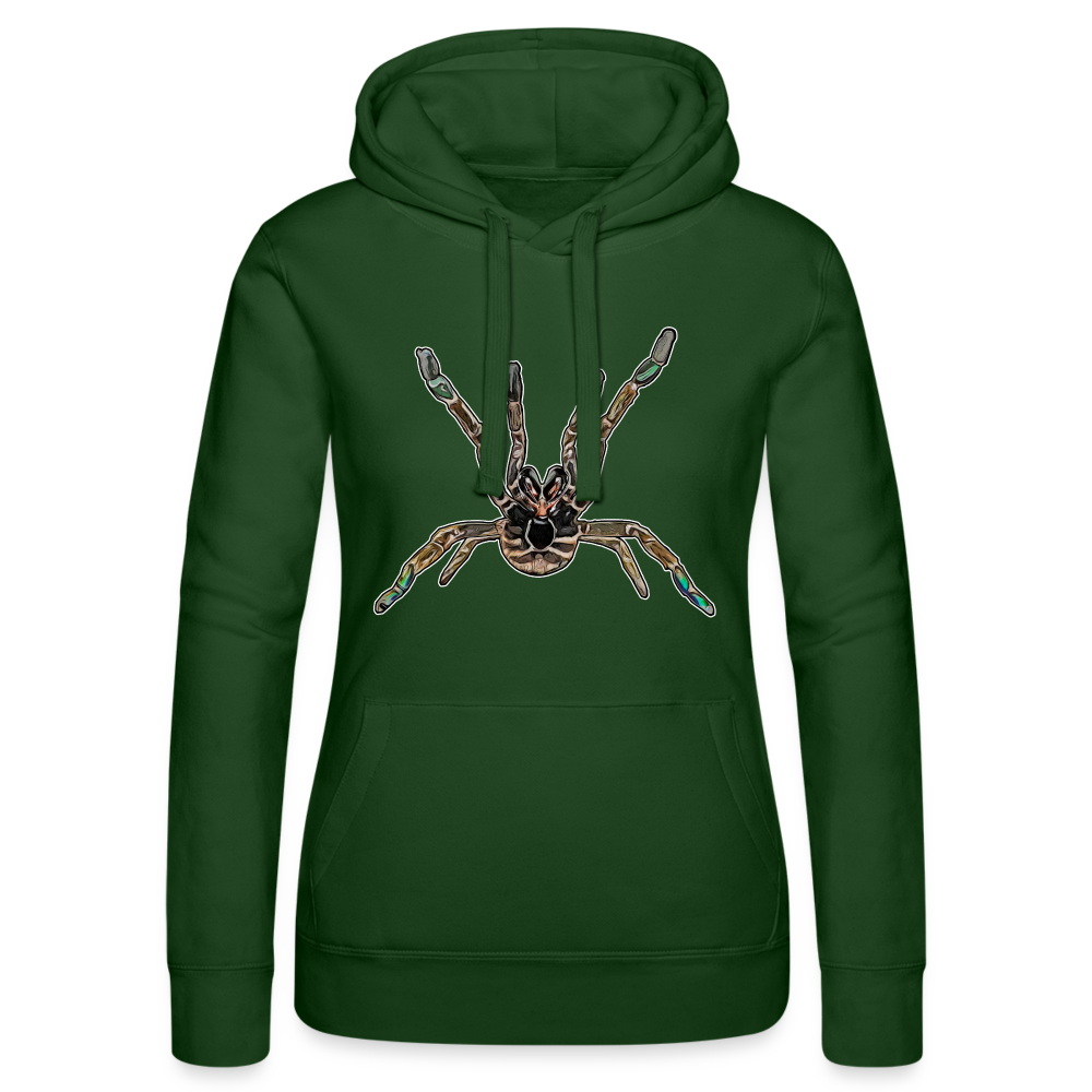 Frauen Russell Kapuzen Sweater Pterinochilus murinus tcf - Flaschengrün