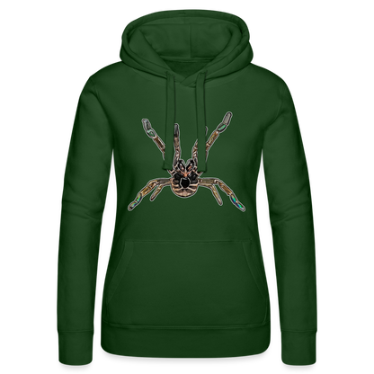 Frauen Russell Kapuzen Sweater Pterinochilus murinus tcf - Flaschengrün
