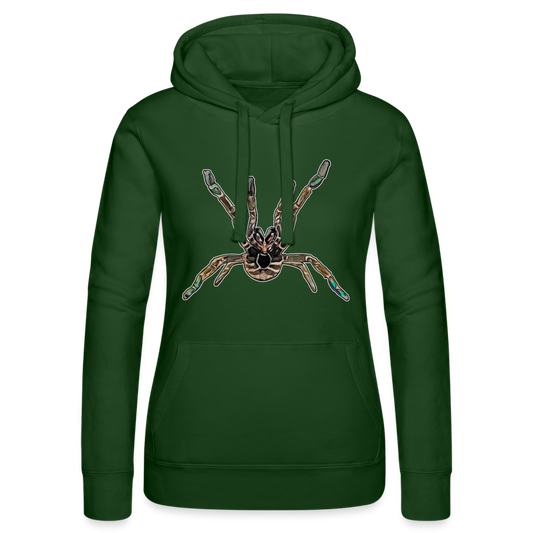 Frauen Russell Kapuzen Sweater Pterinochilus murinus tcf - Flaschengrün