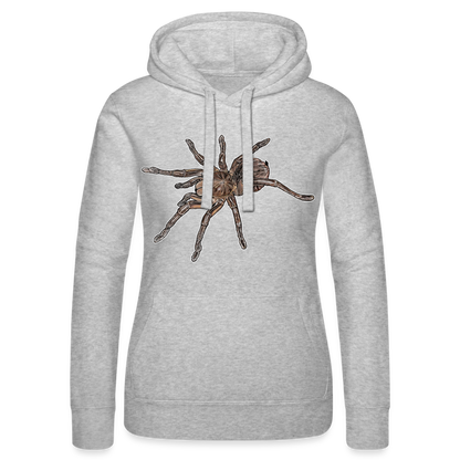 Frauen Russell Kapuzen Sweater Theraphosa stirmi juvenile - Grau meliert