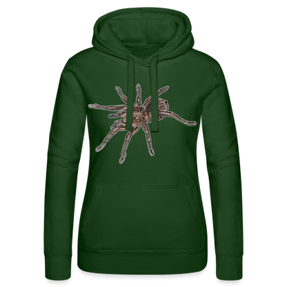 Frauen Russell Kapuzen Sweater Theraphosa stirmi juvenile - Flaschengrün