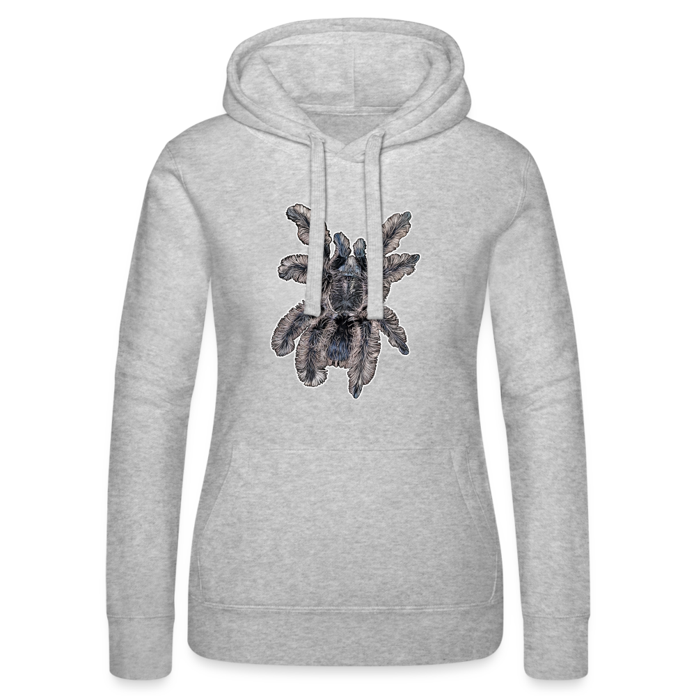 Frauen Russell Kapuzen Sweater Tliltocatl albopilosus - Grau meliert