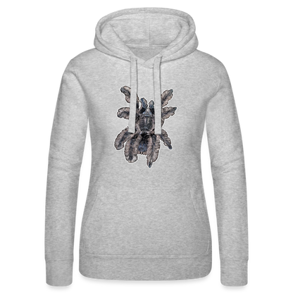 Frauen Russell Kapuzen Sweater Tliltocatl albopilosus - Grau meliert