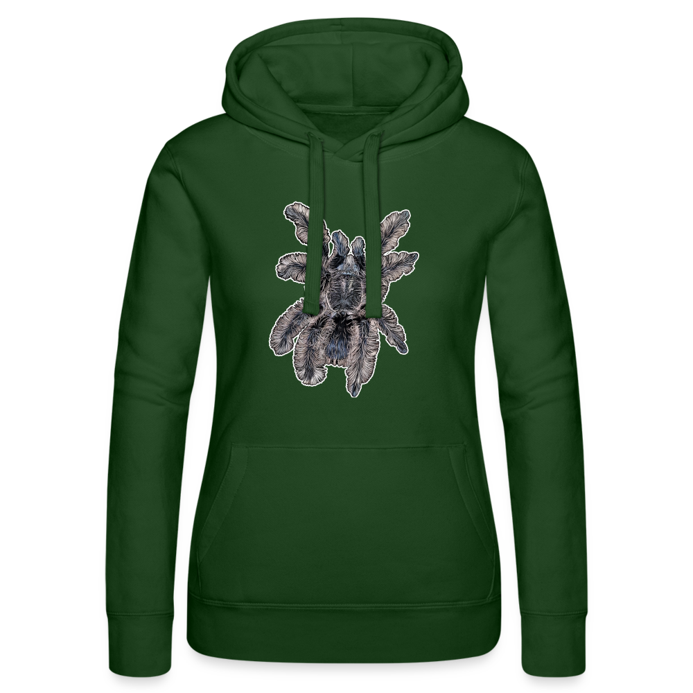 Frauen Russell Kapuzen Sweater Tliltocatl albopilosus - Flaschengrün