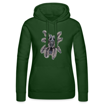 Frauen Russell Kapuzen Sweater Tliltocatl albopilosus - Flaschengrün