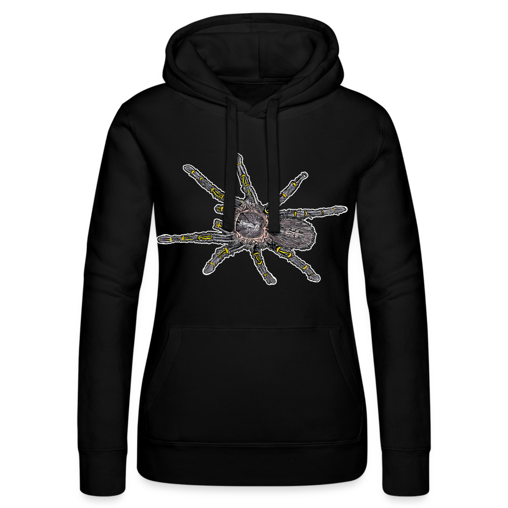 Frauen Russell Kapuzen Sweater Grammostola pulchripes - Schwarz