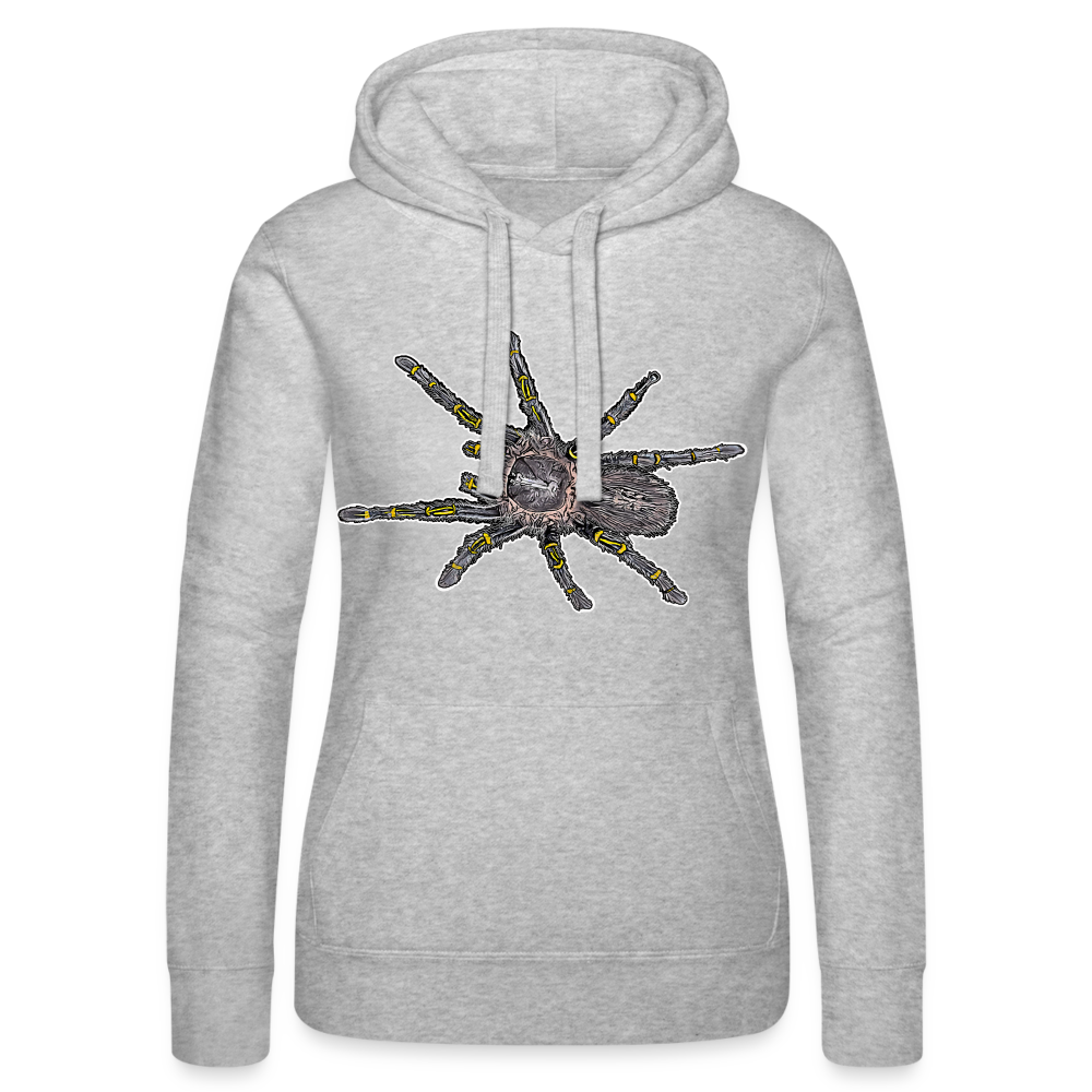 Frauen Russell Kapuzen Sweater Grammostola pulchripes - Grau meliert