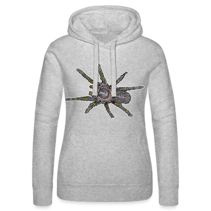 Frauen Russell Kapuzen Sweater Grammostola pulchripes - Grau meliert