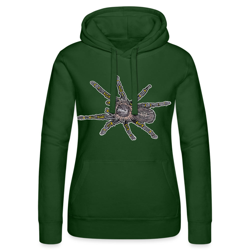 Frauen Russell Kapuzen Sweater Grammostola pulchripes - Flaschengrün