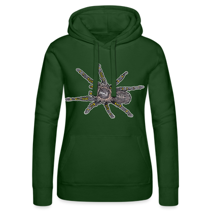 Frauen Russell Kapuzen Sweater Grammostola pulchripes - Flaschengrün