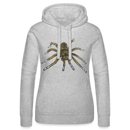 Frauen Russell Kapuzen Sweater Idiothele mira - Grau meliert