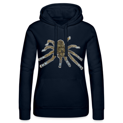 Frauen Russell Kapuzen Sweater Idiothele mira - Navy