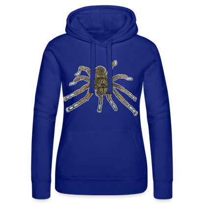 Frauen Russell Kapuzen Sweater Idiothele mira - Royalblau