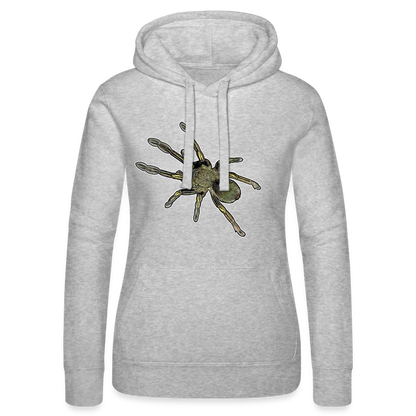 Frauen Russell Kapuzen Sweater Ephebopus murinus - Grau meliert