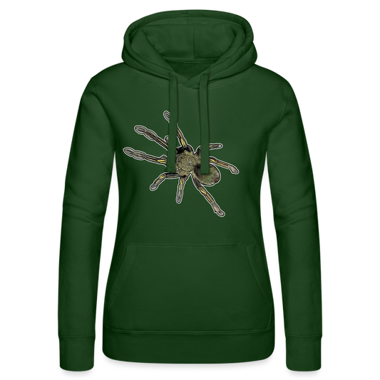 Frauen Russell Kapuzen Sweater Ephebopus murinus - Flaschengrün