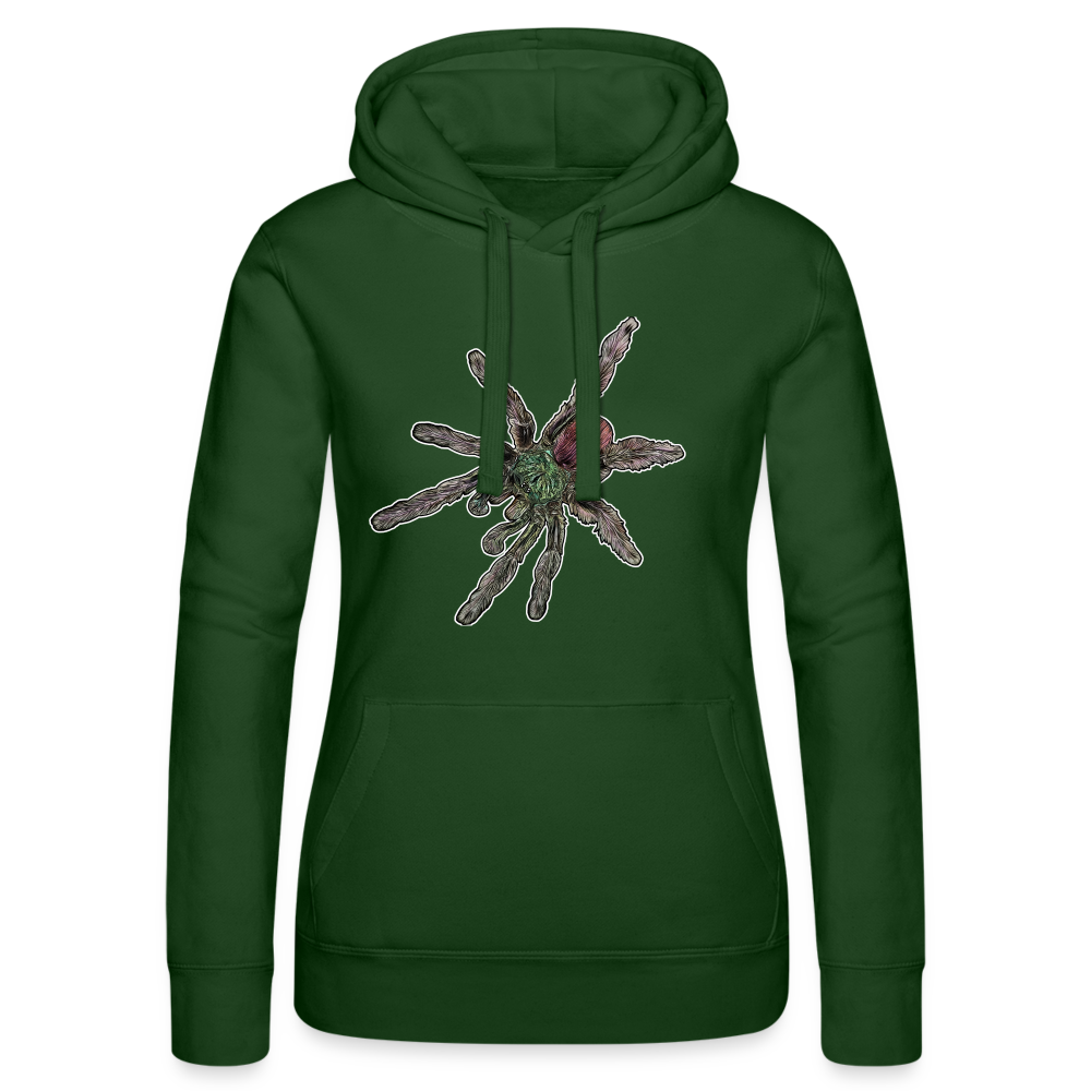 Frauen Russell Kapuzen Sweater Caribena versicolor - Flaschengrün