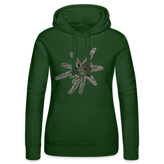 Frauen Russell Kapuzen Sweater Caribena versicolor - Flaschengrün