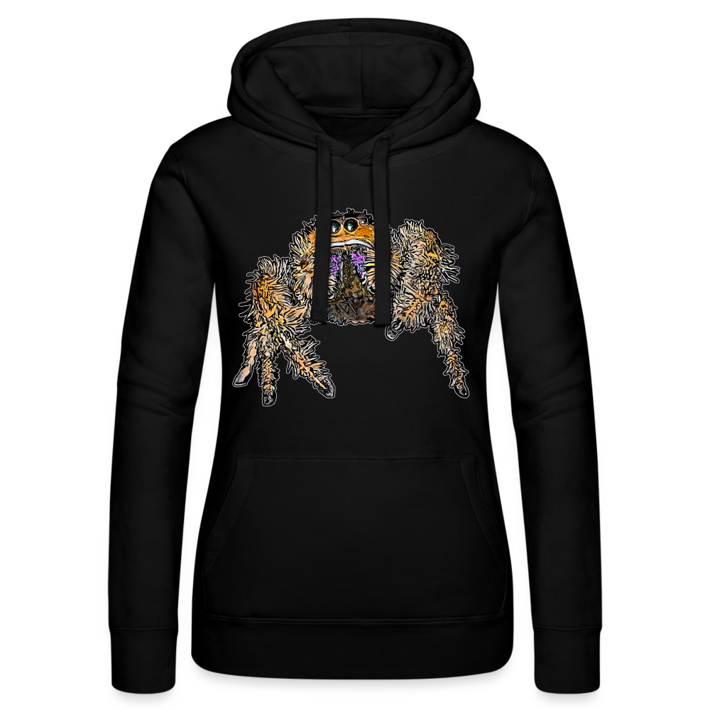 Frauen Russell Kapuzen Sweater Phidippus regius Everglades female - Schwarz