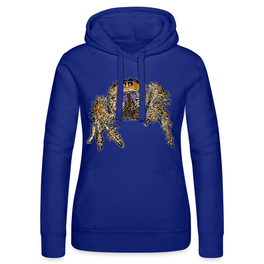 Frauen Russell Kapuzen Sweater Phidippus regius Everglades female - Royalblau