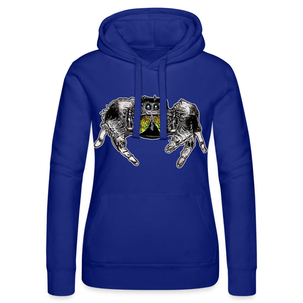 Frauen Russell Kapuzen Sweater Phidippus regius Rastafari male - Royalblau